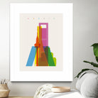 Shapes of Madrid by Yoni Alter on GIANT ART - photo illustration