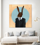 David Lynch - Rabbit by Andrew Turner on GIANT ART - blue mixed media