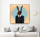 David Lynch - Rabbit by Andrew Turner on GIANT ART - blue mixed media