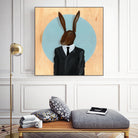 David Lynch - Rabbit by Andrew Turner on GIANT ART - blue mixed media