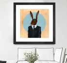 David Lynch - Rabbit by Andrew Turner on GIANT ART - blue mixed media