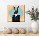 David Lynch - Rabbit by Andrew Turner on GIANT ART - blue mixed media