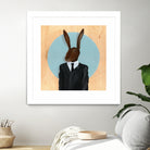 David Lynch - Rabbit by Andrew Turner on GIANT ART - blue mixed media