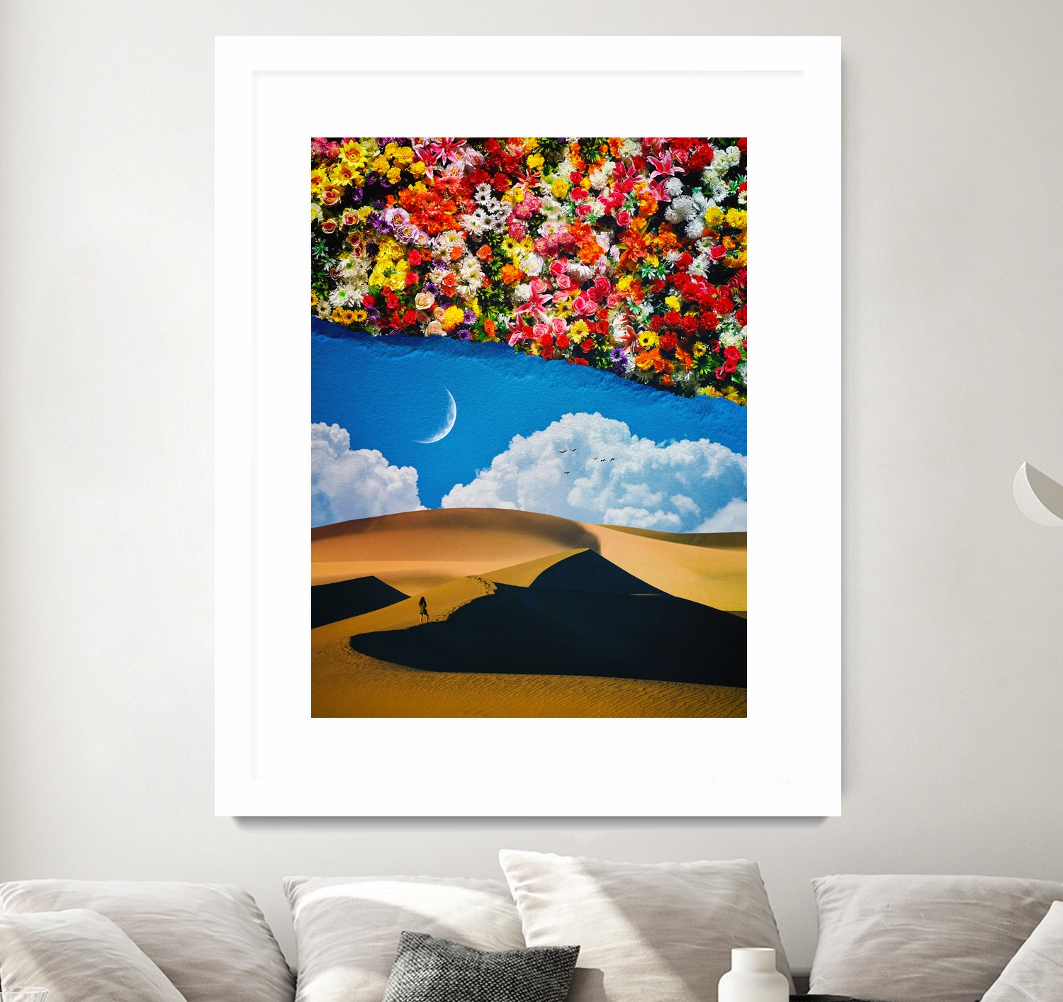 A Desert Full Of Flowers by Seam Less on GIANT ART - black photo manipulation