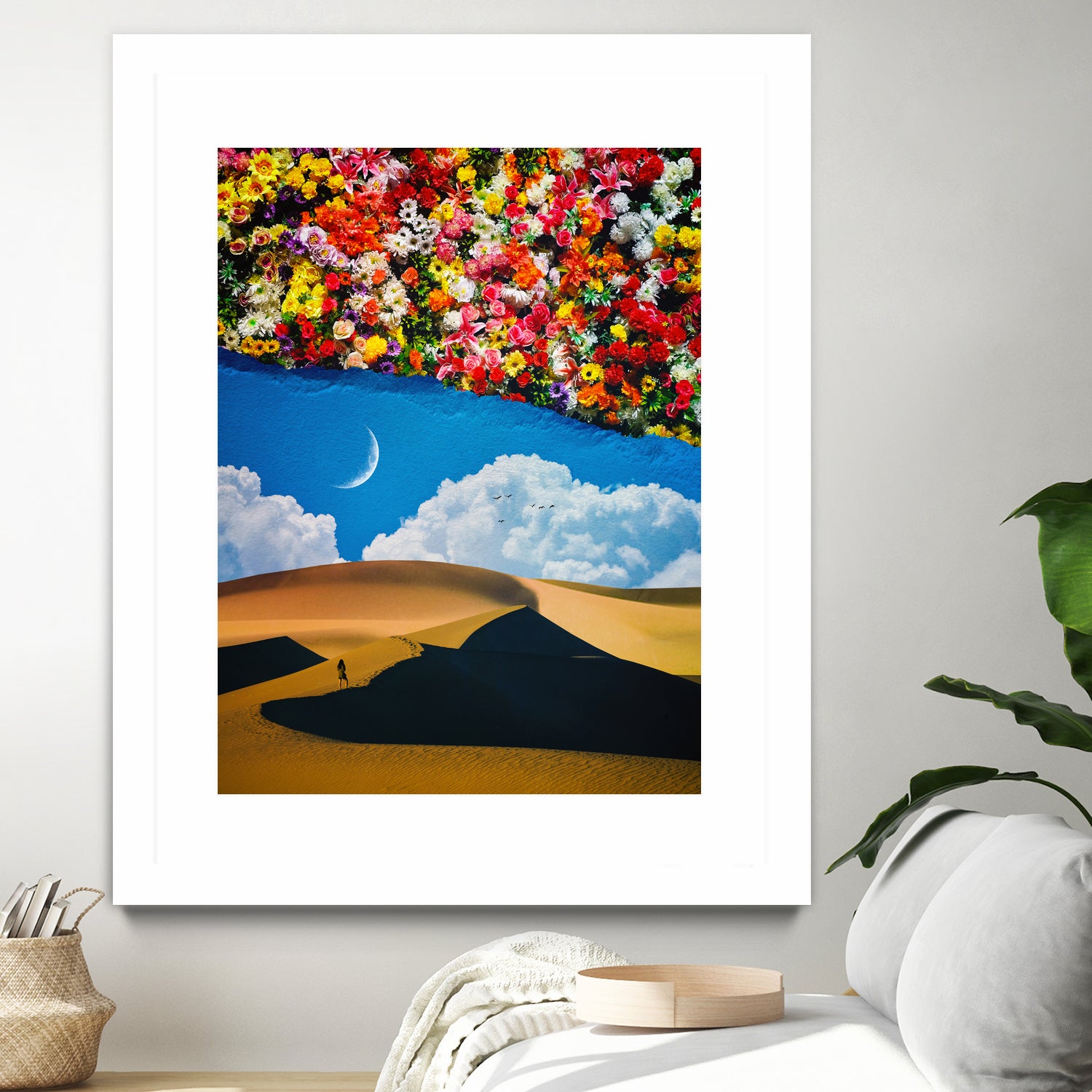 A Desert Full Of Flowers by Seam Less on GIANT ART - black photo manipulation