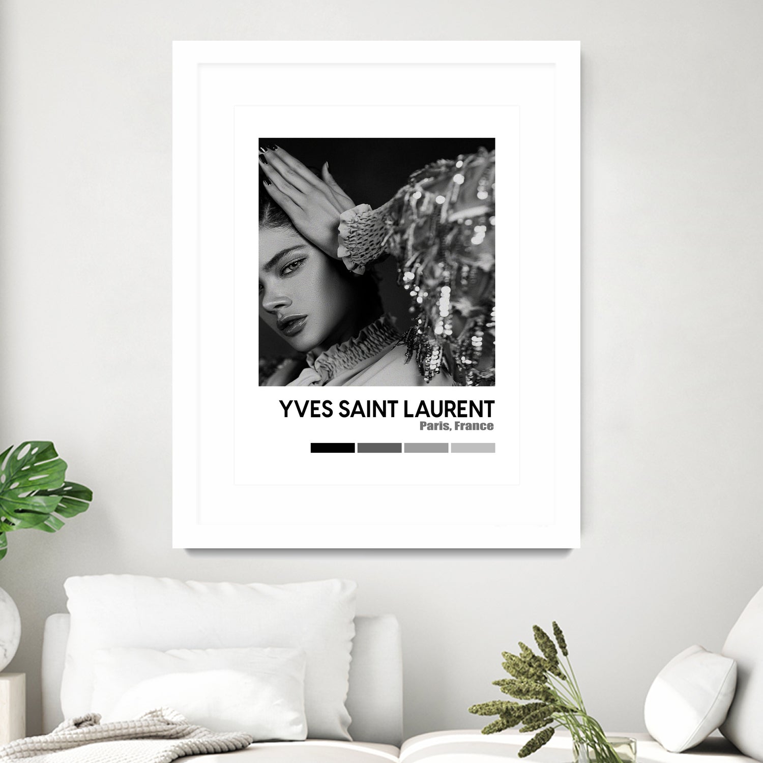 Luxury Super Model Hypebeast Luxury Fashion Poster by XingChen Lu on GIANT ART - gray typography