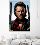 Clint Eastwood - The Outlaw Josey Wales by Dan Avenell on GIANT ART - brown mixed media