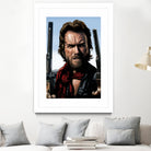 Clint Eastwood - The Outlaw Josey Wales by Dan Avenell on GIANT ART - brown mixed media