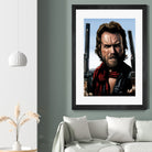 Clint Eastwood - The Outlaw Josey Wales by Dan Avenell on GIANT ART - brown mixed media