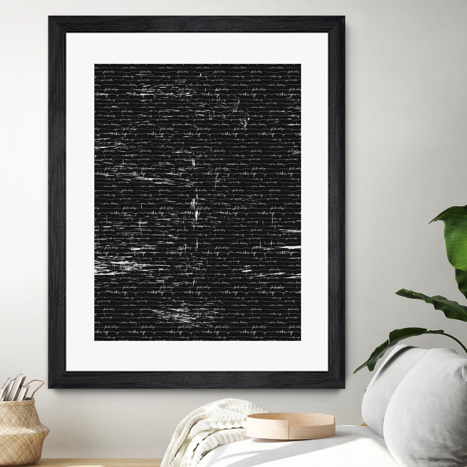 Wake Up by Sabrina Pearcy on GIANT ART - black typography