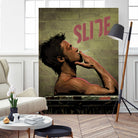 Fight Club Slide by Nikita Abakumov on GIANT ART - gray digital painting