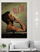 Fight Club Slide by Nikita Abakumov on GIANT ART - gray digital painting