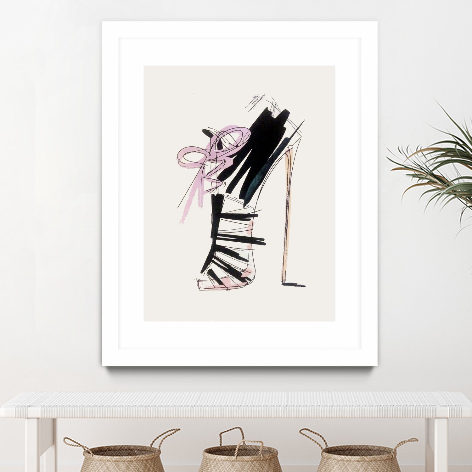 highheel by Jana Gerstenmaier on GIANT ART - black photo illustration