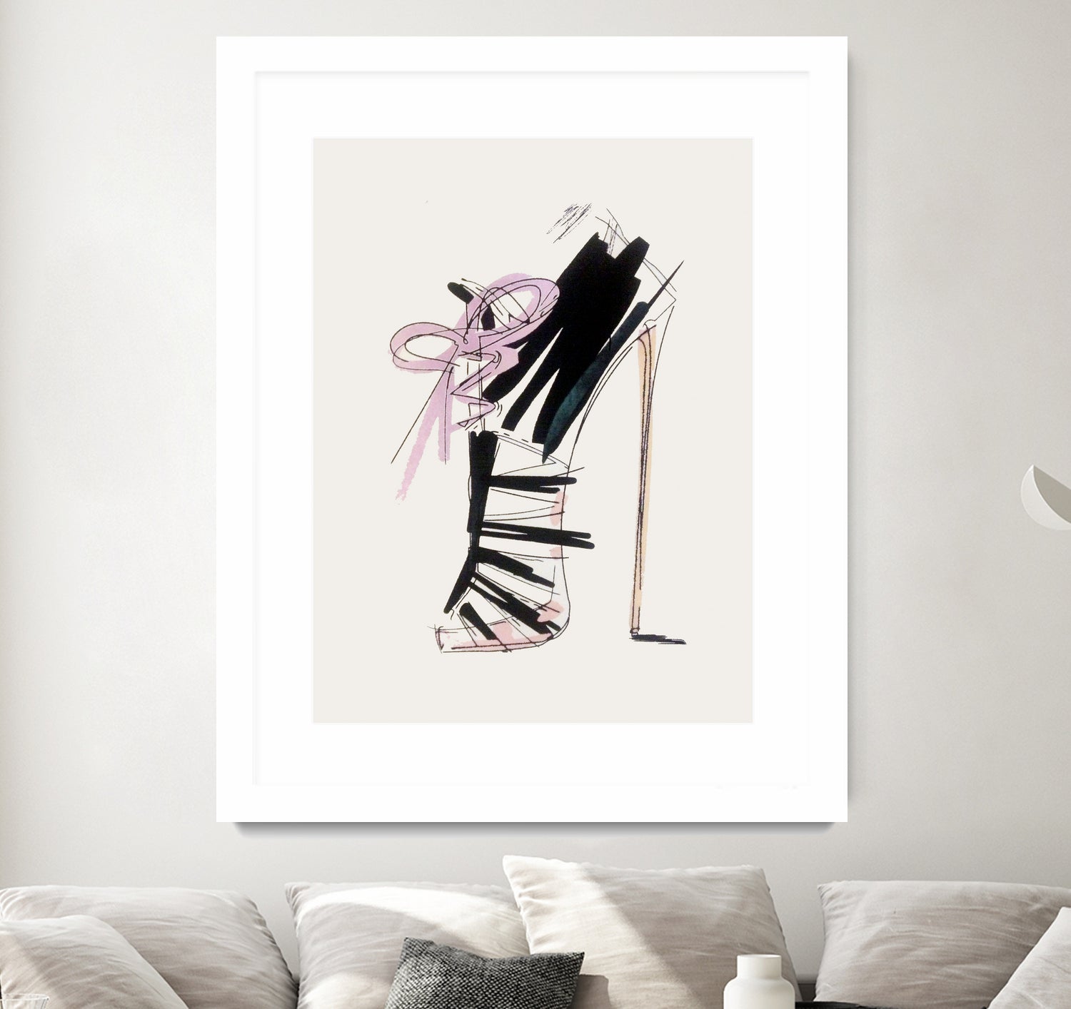 highheel by Jana Gerstenmaier on GIANT ART - black photo illustration