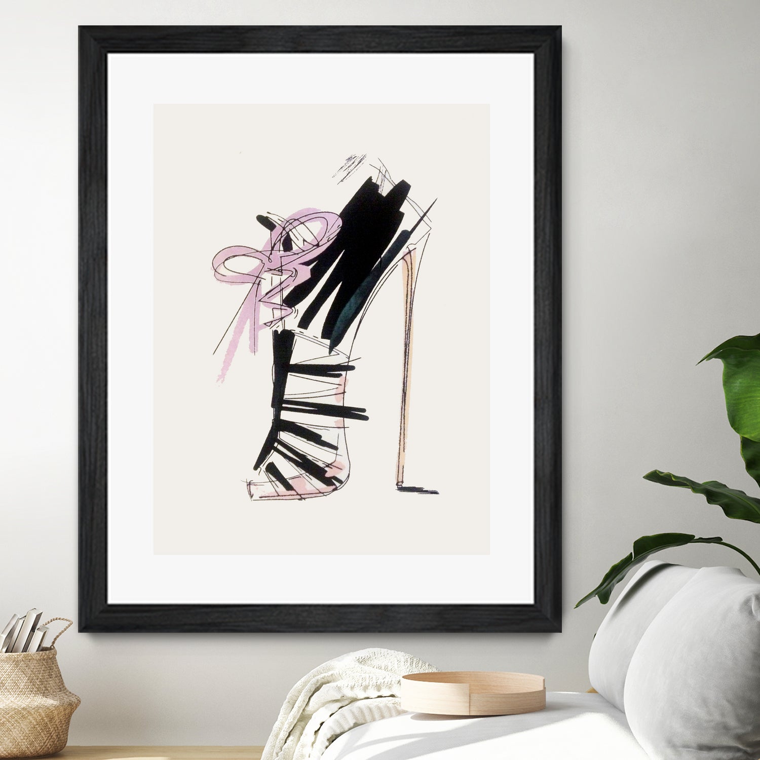 highheel by Jana Gerstenmaier on GIANT ART - black photo illustration