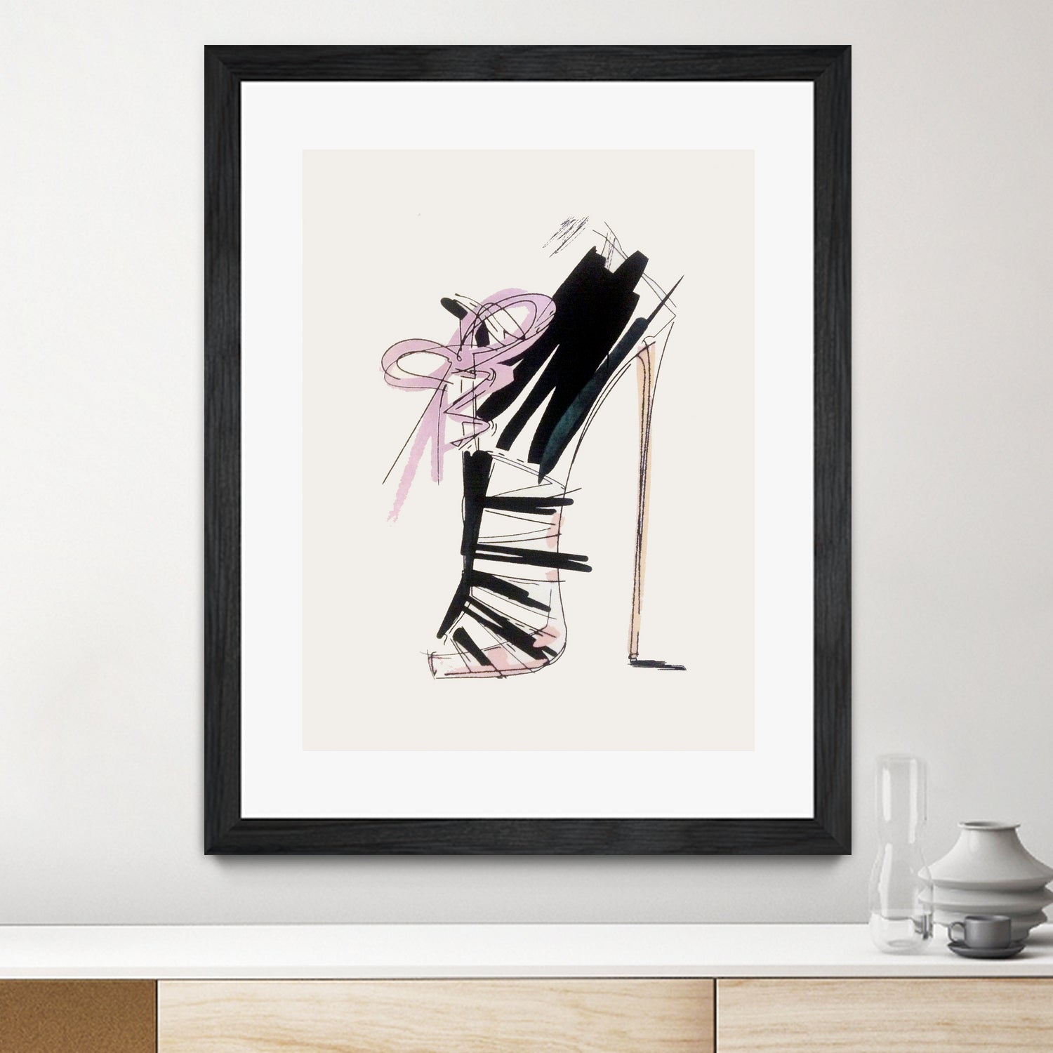 highheel by Jana Gerstenmaier on GIANT ART - black photo illustration