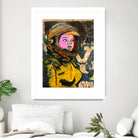 Astronaut | Graffiti  | Pop art | Street-art aesthetics by TULIO ALMEIDA on GIANT ART - orange mixed media