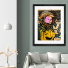 Astronaut | Graffiti  | Pop art | Street-art aesthetics by TULIO ALMEIDA on GIANT ART - orange mixed media