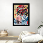 Megazord in japan by Antonio Camarena on GIANT ART - black digital painting