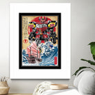 Megazord in japan by Antonio Camarena on GIANT ART - black digital painting