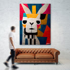 Abstract Art Alpaca by Ramon Souza on GIANT ART - white digital painting