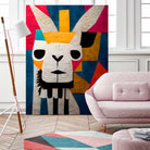 Abstract Art Alpaca by Ramon Souza on GIANT ART - white digital painting