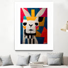 Abstract Art Alpaca by Ramon Souza on GIANT ART - white digital painting