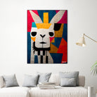 Abstract Art Alpaca by Ramon Souza on GIANT ART - white digital painting