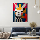 Abstract Art Alpaca by Ramon Souza on GIANT ART - white digital painting