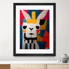 Abstract Art Alpaca by Ramon Souza on GIANT ART - white digital painting