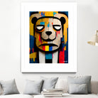 Abstract Art bear by Ramon Souza on GIANT ART - yellow digital painting