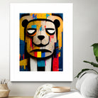 Abstract Art bear by Ramon Souza on GIANT ART - yellow digital painting