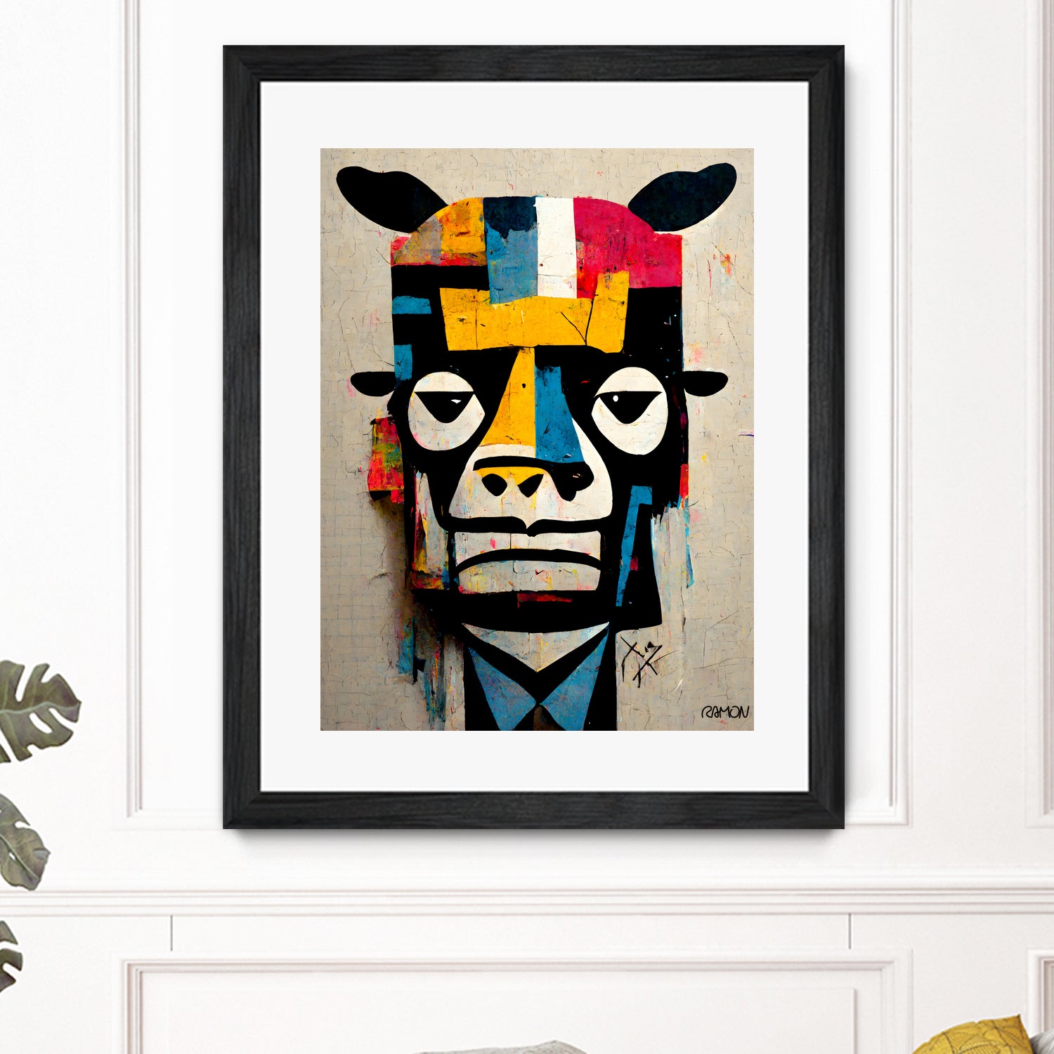 Cowman by Ramon Souza on GIANT ART - white digital painting