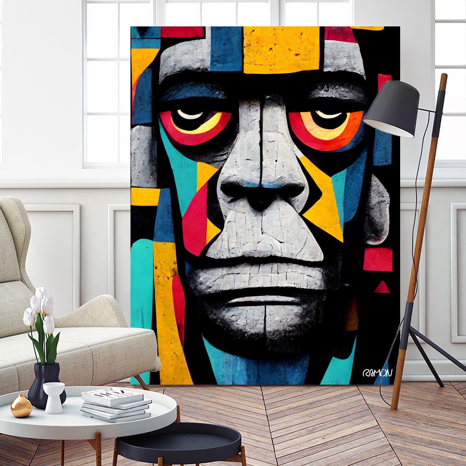 African Gorilla by Ramon Souza on GIANT ART - black digital painting