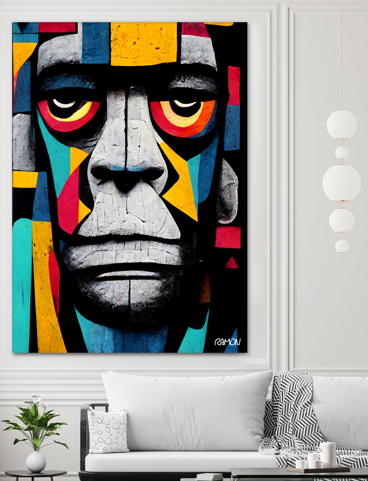 African Gorilla by Ramon Souza on GIANT ART - black digital painting