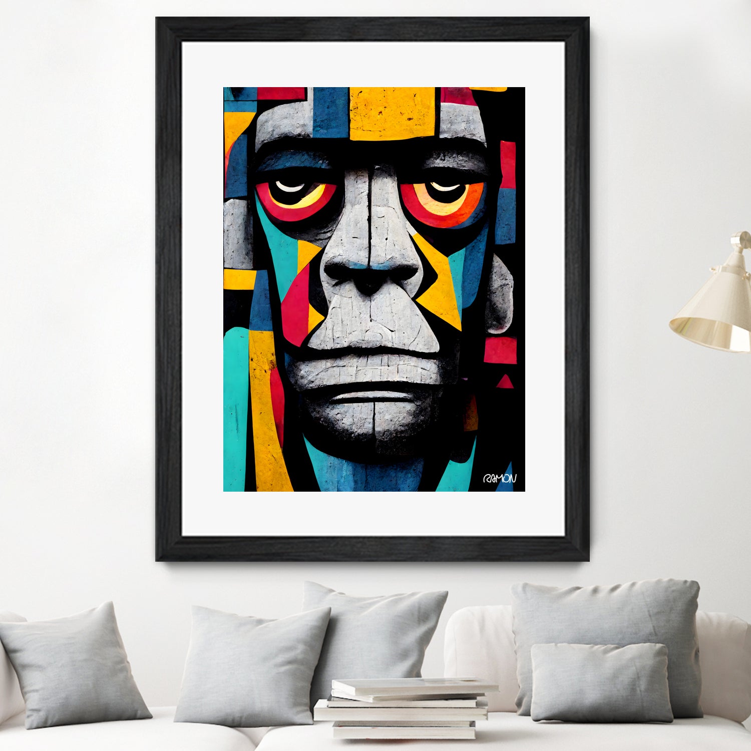 African Gorilla by Ramon Souza on GIANT ART - black digital painting