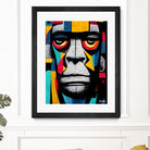 African Gorilla by Ramon Souza on GIANT ART - black digital painting