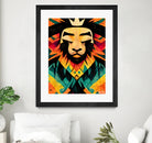 Lion King by Ramon Souza on GIANT ART - yellow digital painting