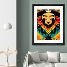 Lion King by Ramon Souza on GIANT ART - yellow digital painting