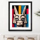 Einstain llama by Ramon Souza on GIANT ART - white digital painting