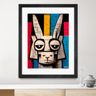 Einstain llama by Ramon Souza on GIANT ART - white digital painting