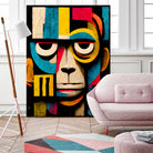 Abstract Art Monkey by Ramon Souza on GIANT ART - black digital painting