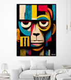 Abstract Art Monkey by Ramon Souza on GIANT ART - black digital painting