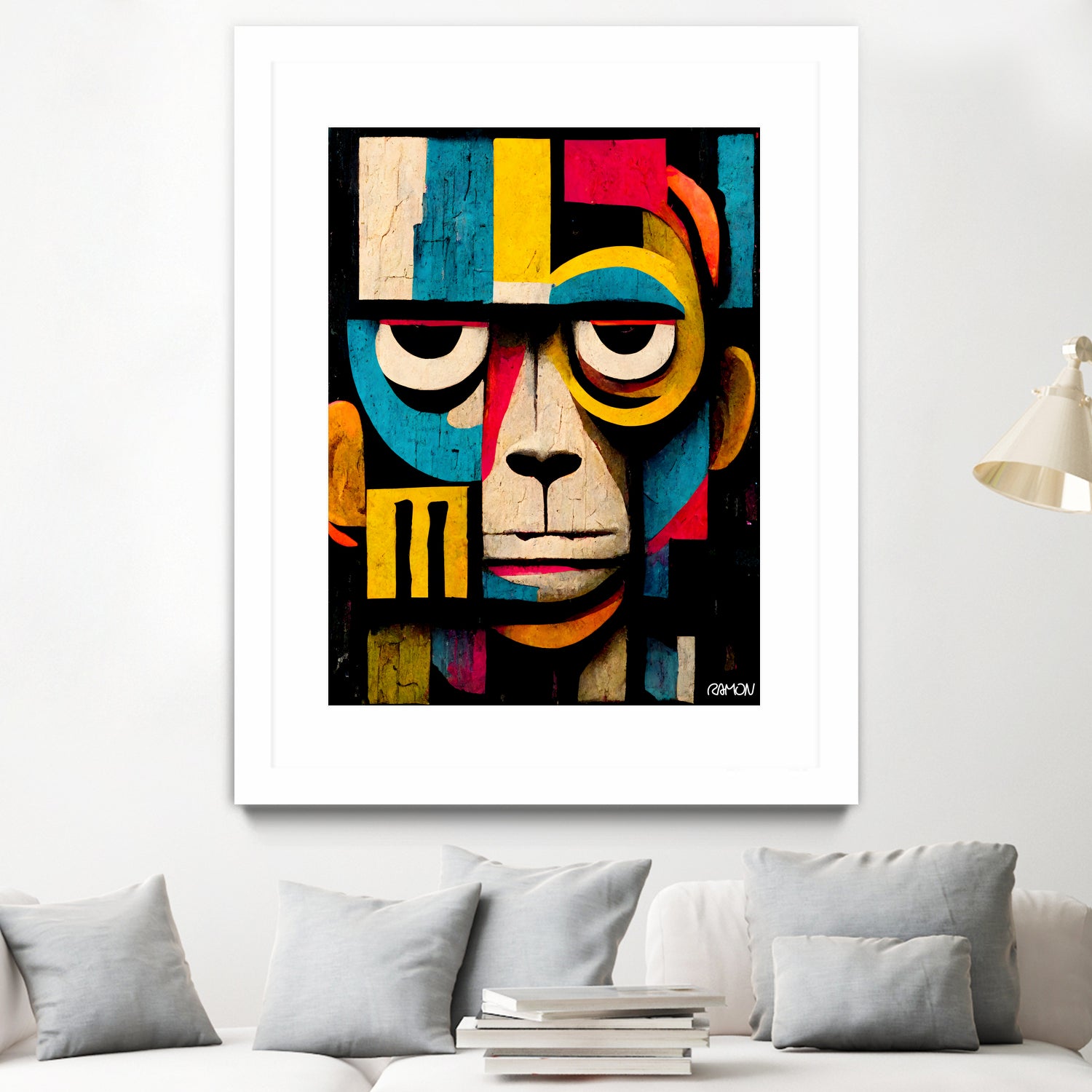 Abstract Art Monkey by Ramon Souza on GIANT ART - black digital painting