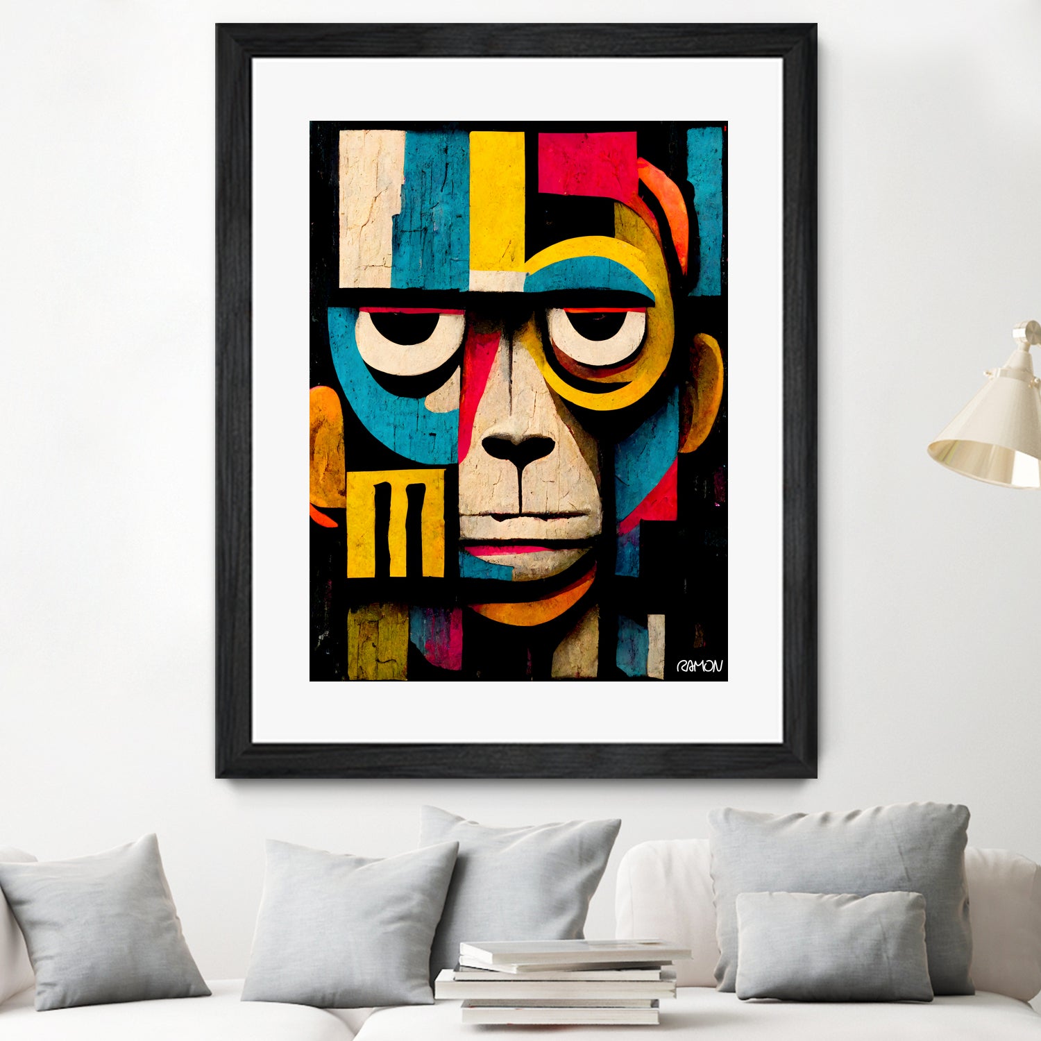 Abstract Art Monkey by Ramon Souza on GIANT ART - black digital painting