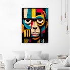 Abstract Art Monkey by Ramon Souza on GIANT ART - black digital painting