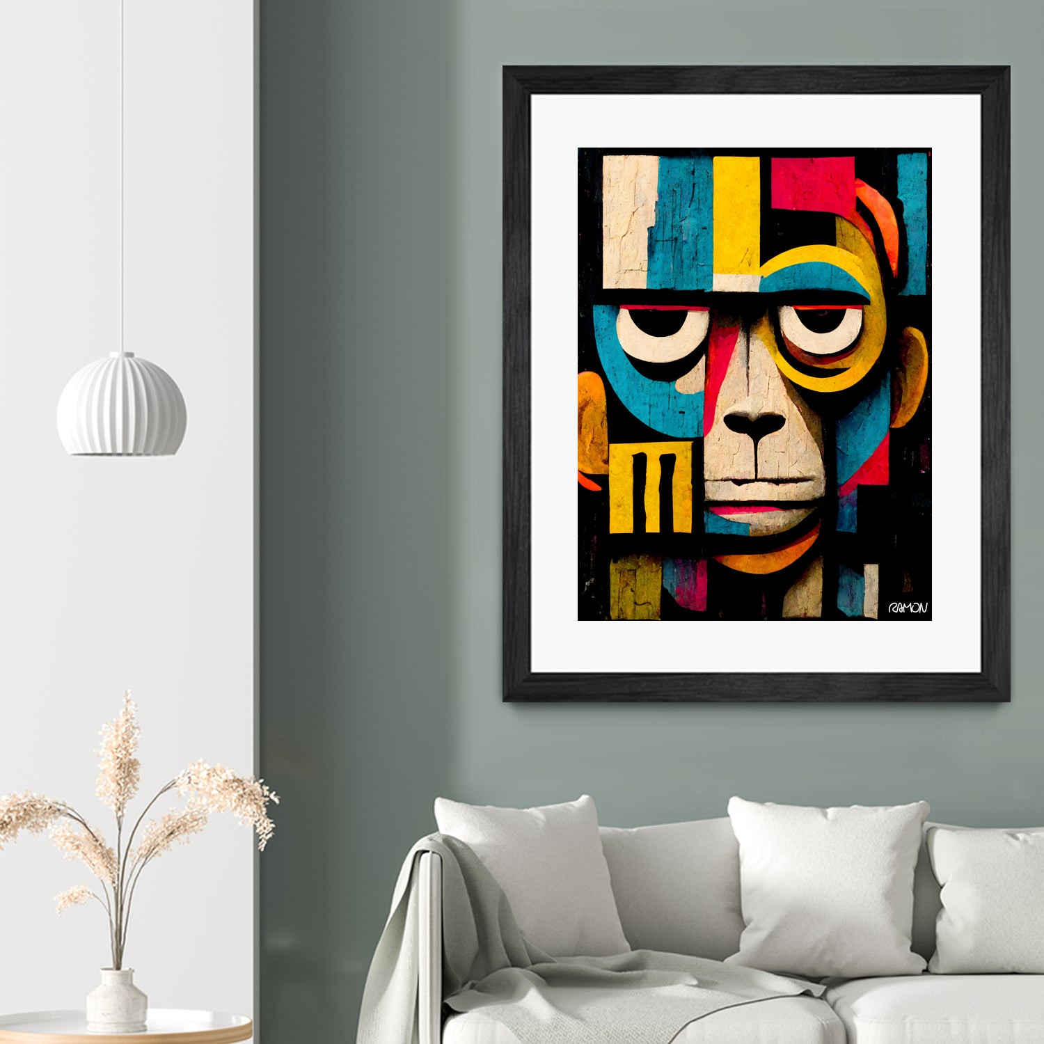 Abstract Art Monkey by Ramon Souza on GIANT ART - black digital painting