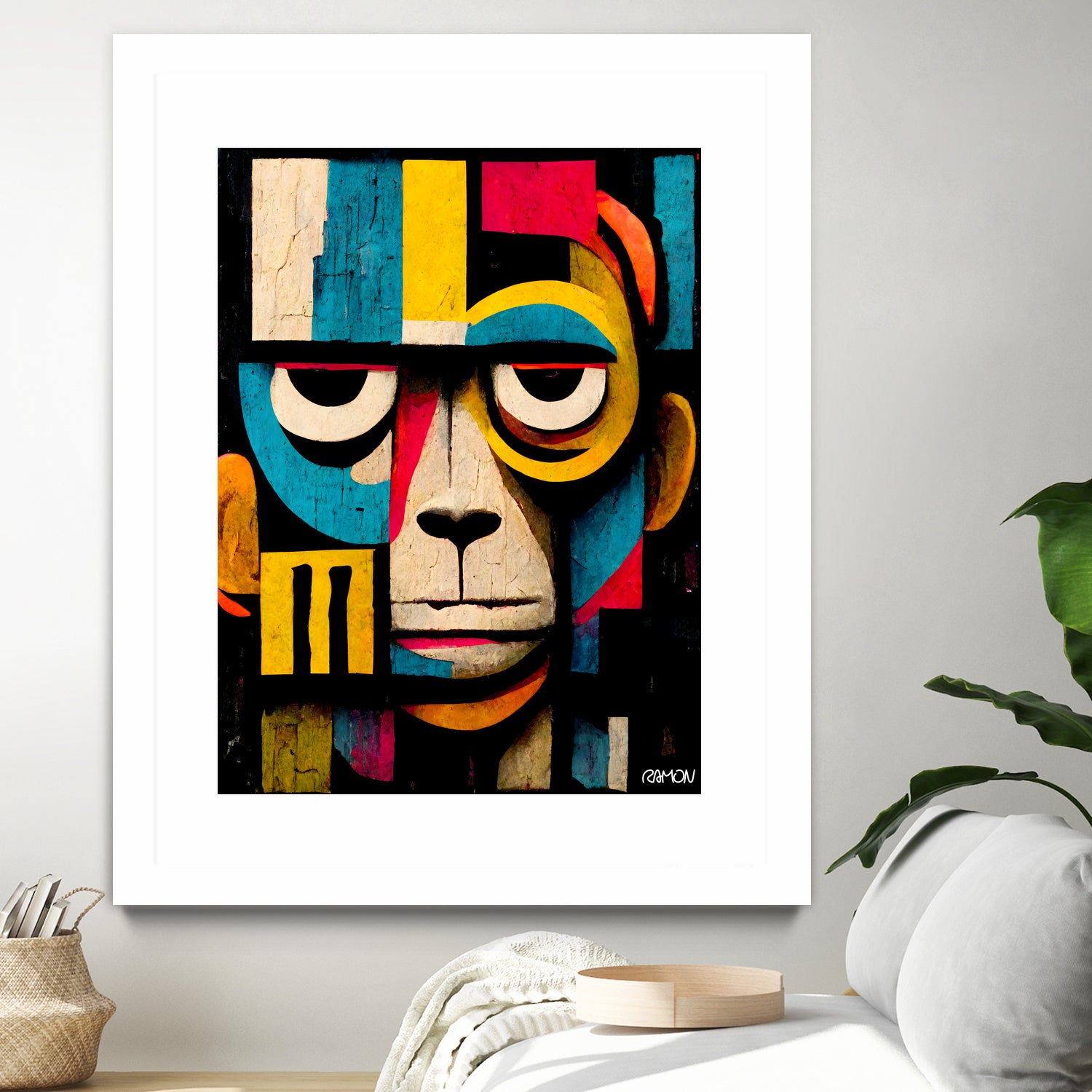 Abstract Art Monkey by Ramon Souza on GIANT ART - black digital painting