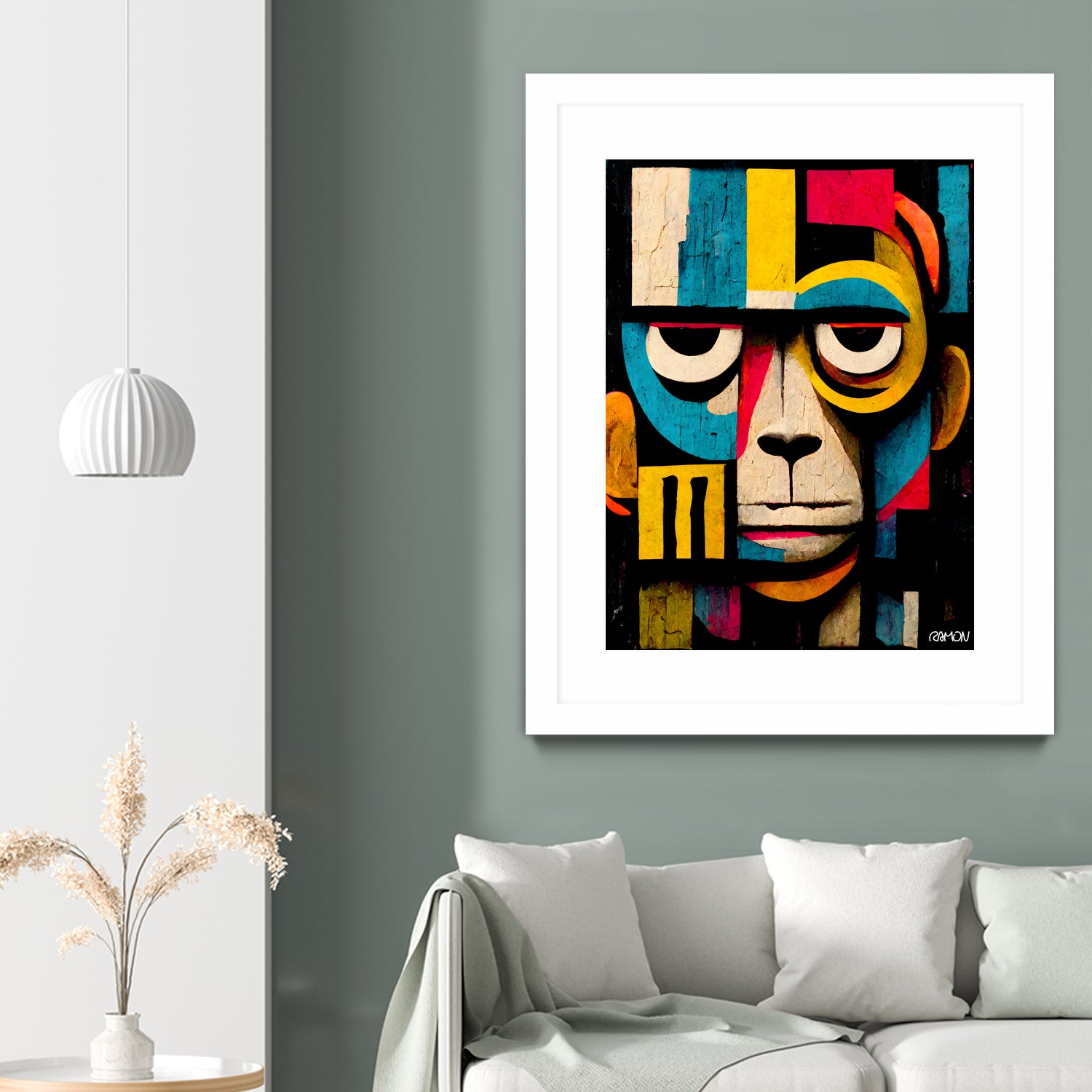 Abstract Art Monkey by Ramon Souza on GIANT ART - black digital painting