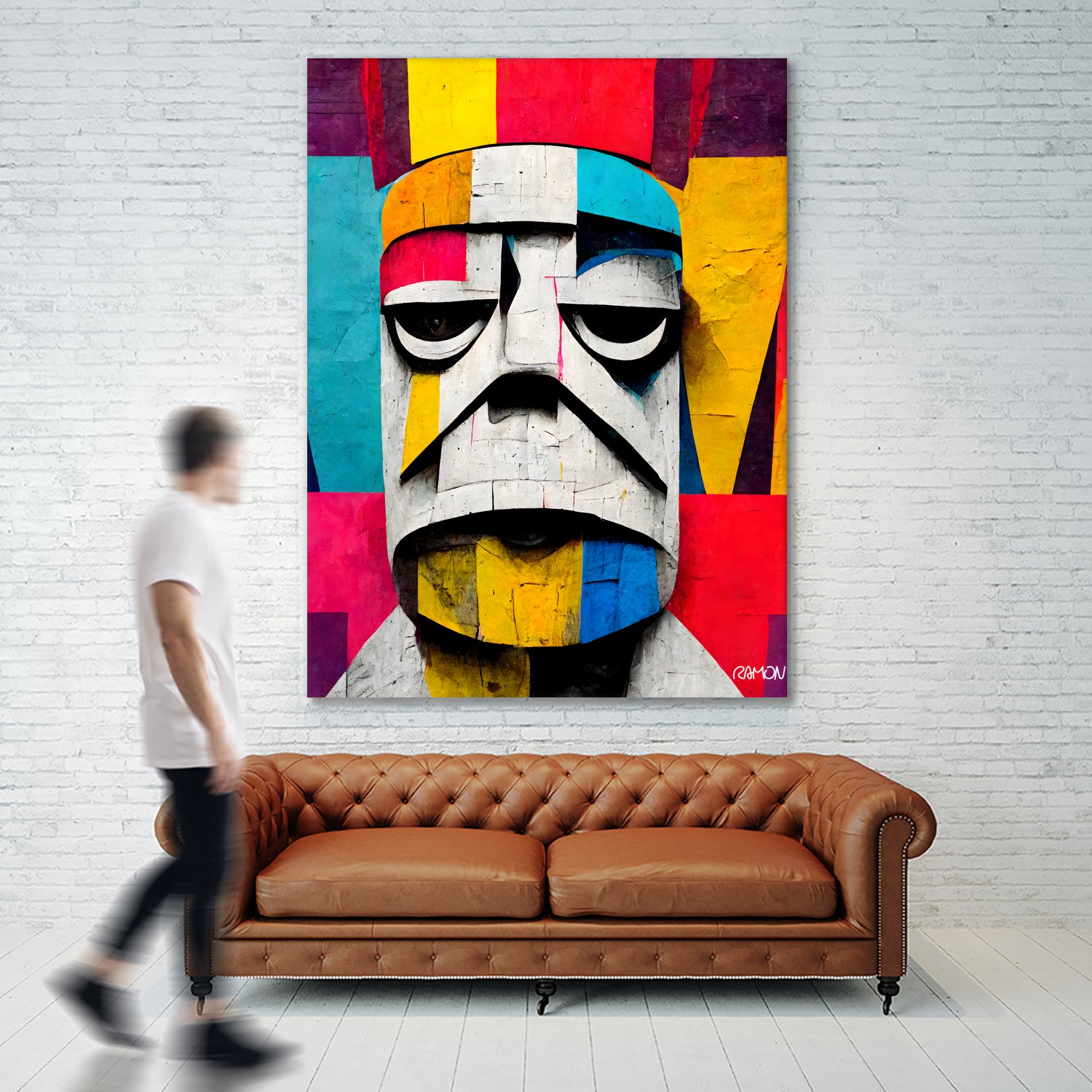 Bored Trooper by Ramon Souza on GIANT ART - white digital painting